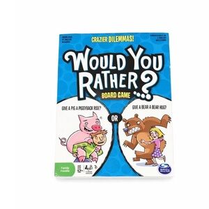 Would You Rather? Board Game - Blue party game teens/adults like new never used